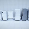 Modern Home Refrigerators and Freezers Various Styles White Gray Design