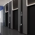 Modern Spacious Corporate Front Reception Area With Bright Sleek Minimalist Lobby Interior Design