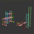 Heavy Duty Industrial Storage Equipment With Multi Tier Metal Racks For Warehouse Applications