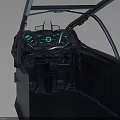Spacecraft Cockpit Design With Control Panel Dashboard And Aerospace Interior 3d model