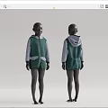 Modern Model Kids Model 3d model