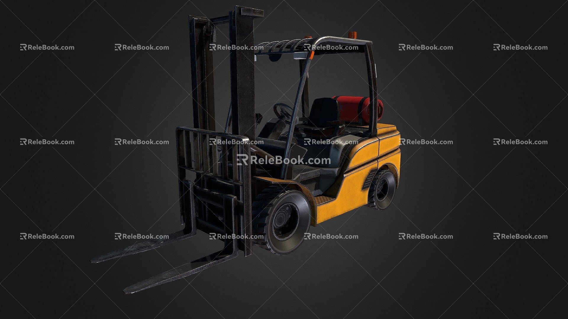 Forklift Truck 3d model