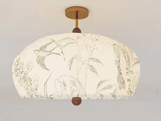 French Vintage Chandelier 3d model