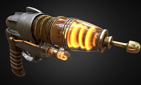 Steampunk Energy Gun 3d model