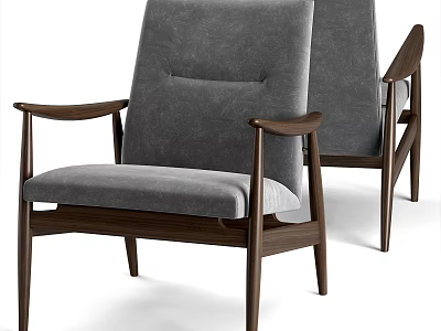 Lounge Chair Single Chair Armchair 3d model