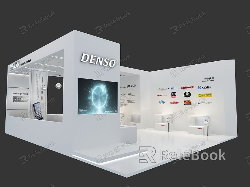 Modern Exhibition Workers' Fair Booth Exhibition Hall Exhibition Temporary Exhibition Expo model