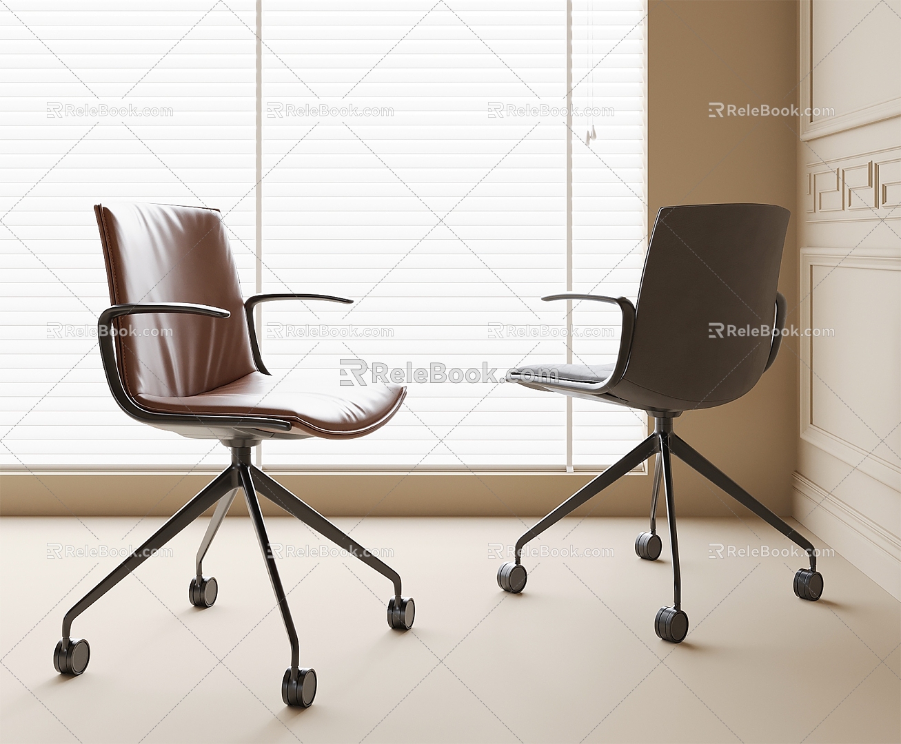 Office Chair Single Chair 3d model