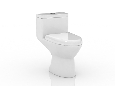 Modern toilet seat 3d model