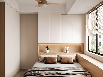 Tatami Bedroom 3d model
