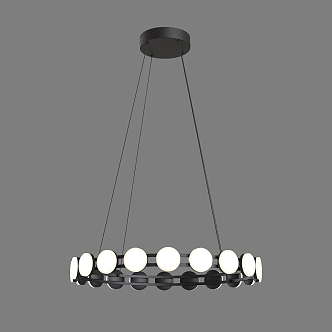 Modern Minimalist Chandelier Simple Chandelier 3d model