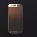 Modern Smartphone Design With Metal Frame Front Camera And Bottom Buttons 3d model