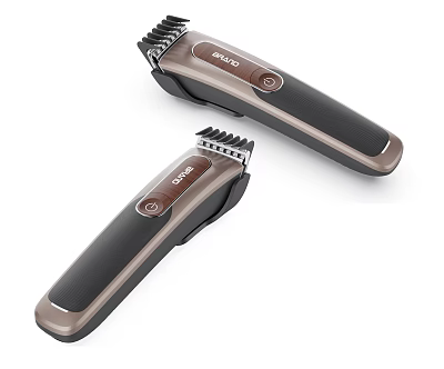 Bathroom Small Appliances ORICO Electric Hair Clippers Modern Design Black Brown Dual Pieces 3d model