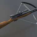 Crossbow Forest Eagle Crossbow Mechanical Crossbow Low Face Number Low Model Simple Model Game Sub-era Film and Television Level Super Realism 3d model
