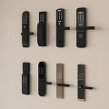 Smart Door Locks With Various Modern Designs And Black Brown Finishes