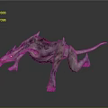 Scary Detailed Fantasy Mythical Monster Creature For Game Movie Character Design