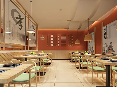 New Chinese Restaurant Chinese Restaurant 3d model