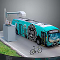 Modern Bus Protla Bus School Bus Box Bus 3d model