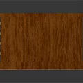 Traditional Wooden Office Desk With Brown Top And Gold Handle Drawers