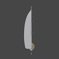 Modern Sailboat With White Sails Wooden Deck And Blue Keel Design