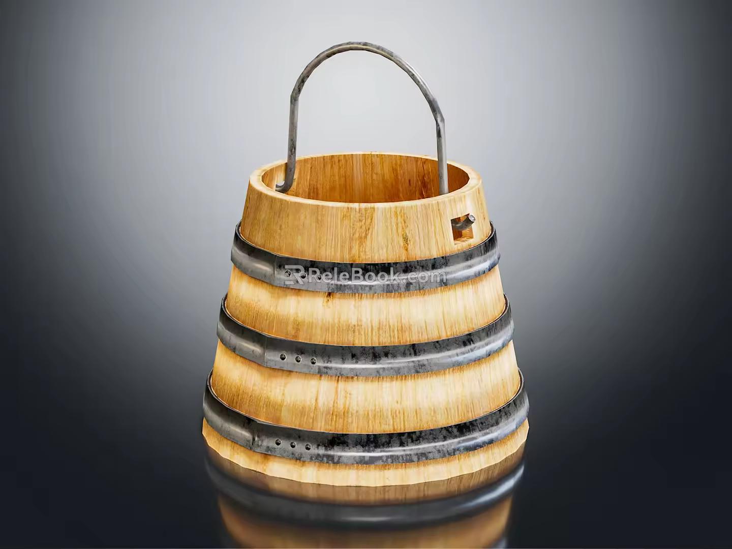 Modern bucket 3d model