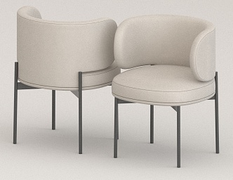 Single Sofa Chair Leisure Chair 3d model