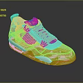 Turquoise Pastel Pink Gray Sneakers With Mesh Upper White Sole Modern Stylish Design