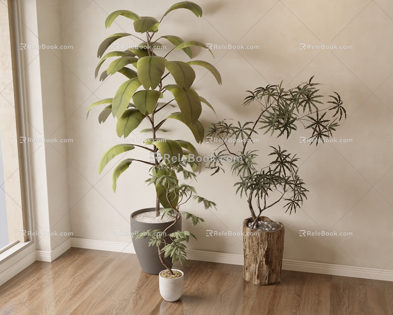 potted plant 3d model