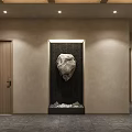 Serene Chinese Clubhouse With Massage Chairs Wooden Decor And Dining Space