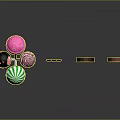 Assorted Colorful Desserts Display Featuring Lollipops Chocolate Bar And Chocolate Strawberry Ice Cream