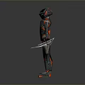 Mech Warrior Mech Soldier Machine Battlearm Mechanical Battlearm Machine Fighter Robot 3d model