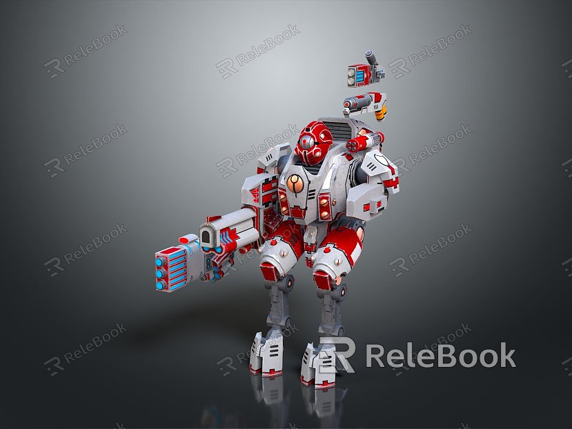 Mech Warrior Mech Soldier Machine Battlearm Mechanical Battlearm Machine Fighter Robot model