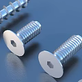 Metal Hardware Parts Including Screws Bolts Brackets And Washers