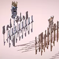 Modern Key 3d model