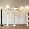 French Floor Lamp Retro Floor Lamp Cream Style Floor Lamp Cyber Celebre Floor Lamp Floor Lamp Combination 3d model