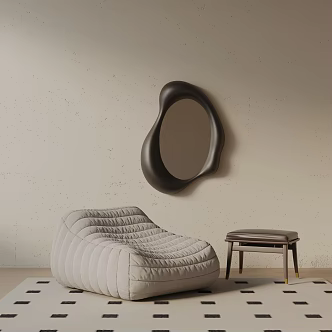 modern leisure chair 3d model