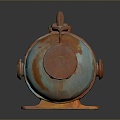 Pressure Tank Science Fiction Tank Gas Tank Gas Tank Hydrogen Cylinder Helium Cylinder Small Bottle Lifestyle Supplies 3d model