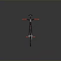 Bianchi Road Bike With Black Frame Red White Accents And Carbon Wheels