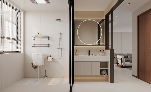 Modern toilet 3d model