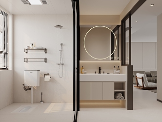 Modern toilet 3d model