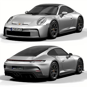 Porsche 911 GT3 Touring 3d model