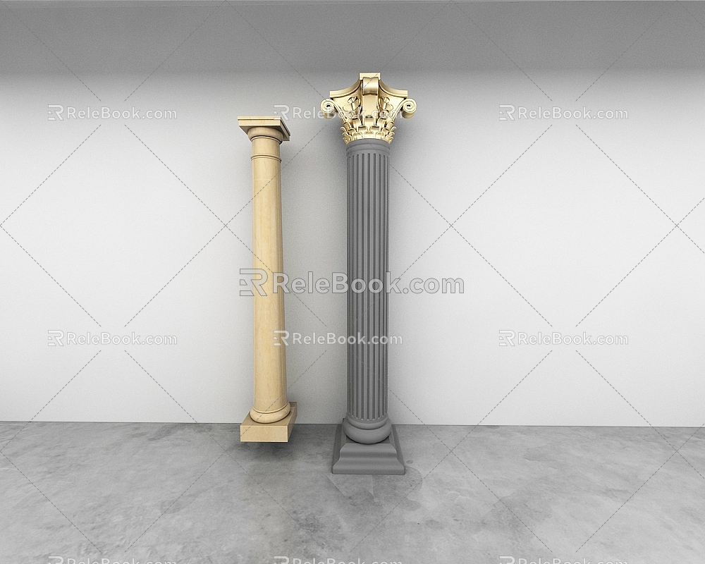 Roman Column 3d model