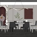 Modern Restaurant 3d model