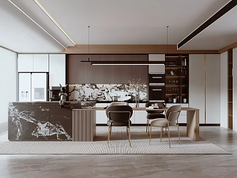 Modern Restaurant 3d model