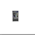 Public Facility Metrocard Vending Machine With Interactive Map And Ticket Interface 3d model