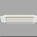 Modern White Ceiling Lights With Various Shapes And Stylish LED Illumination Design