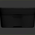 Gray Airtight Sealed Food Storage Container With Lid For Kitchen Household Use