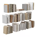 Modern Books 3d model