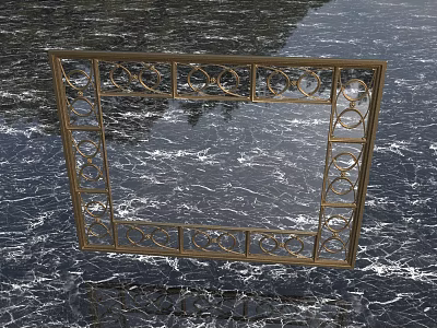 Modern partition 3d model