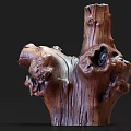 Unique Wooden Sculpture Carving With Natural Texture And Artistic Design
