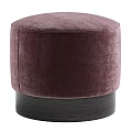 Modern Upholstered Ottoman Stools with Beige Green Burgundy Colors and Round Rectangular Shapes